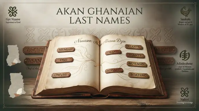 Akan Ghanaian Last Names