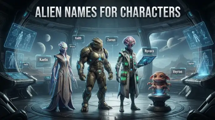 Alien Names for Characters