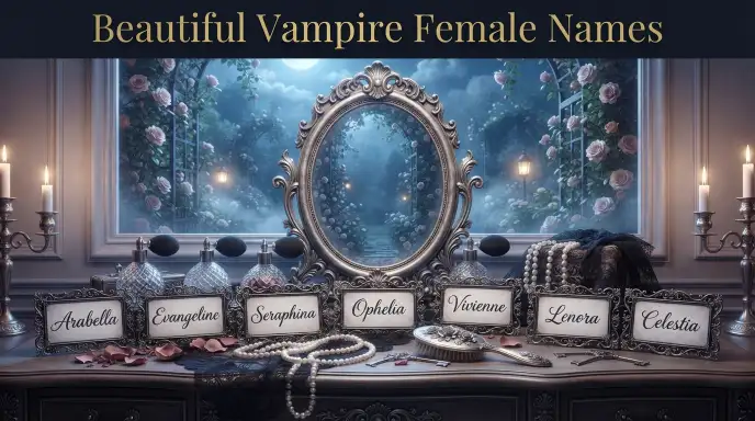 Beautiful Vampire Female Names