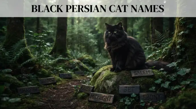 Black Persian Cat Names