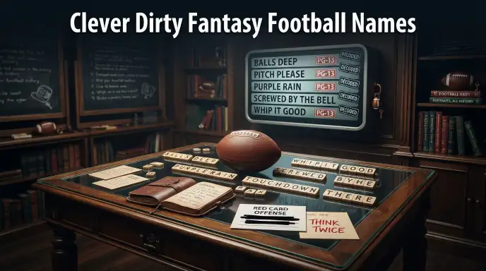 Clever Dirty Fantasy Football Names