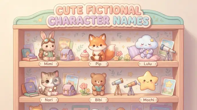 Cute Fictional Character Names