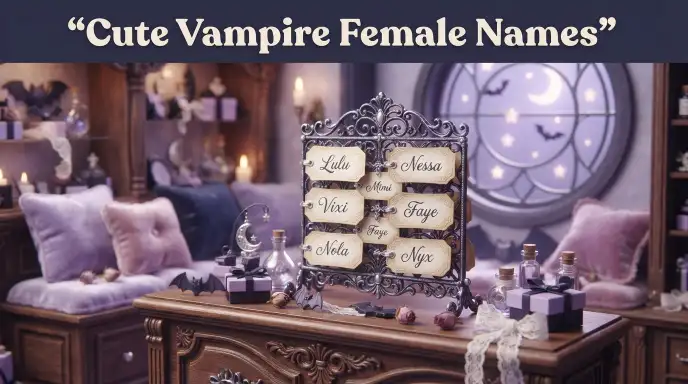 Cute Vampire Female Names