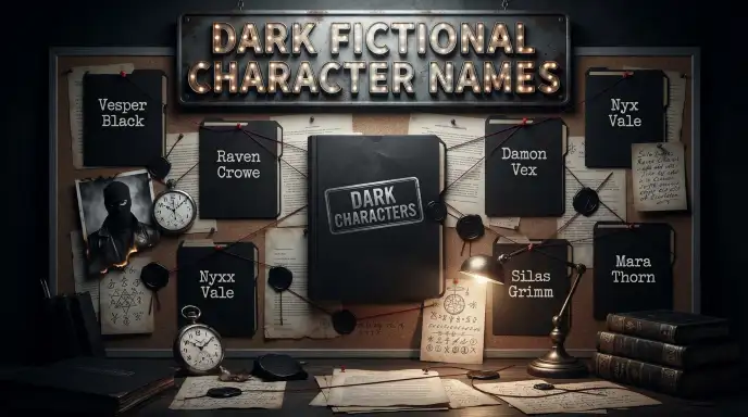 Dark Fictional Character Names