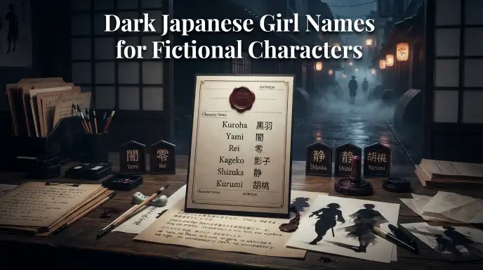 Dark Japanese Girl Names for Fictional Characters
