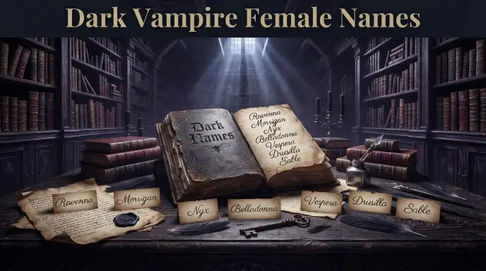 Dark Vampire Female Names