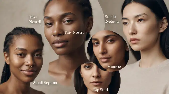 Face Piercing Names for a Subtle Look