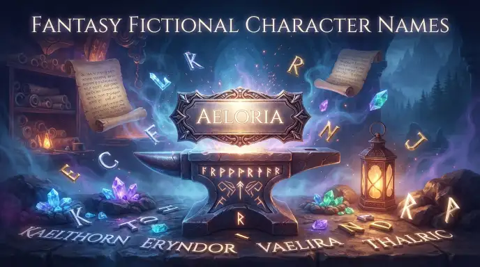 Fantasy Fictional Character Names