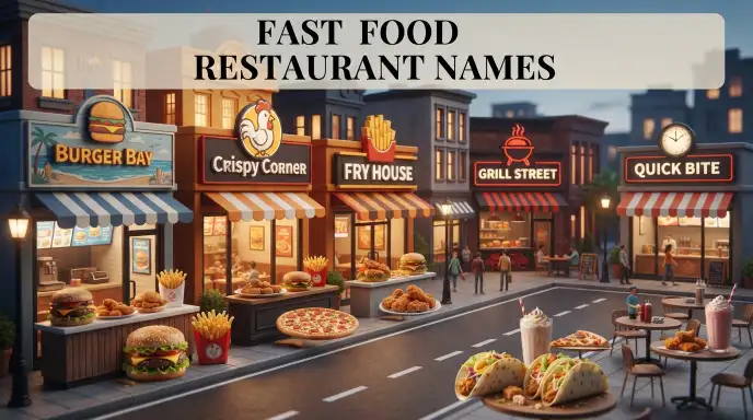 Fast Food Restaurant Names