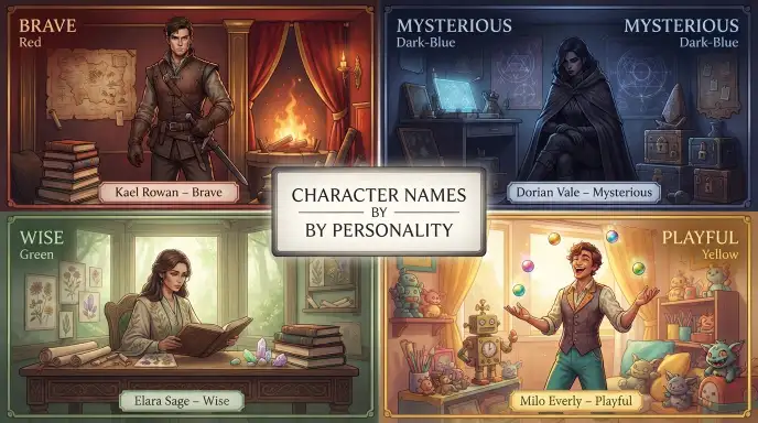 Fictional Character Names by Personality