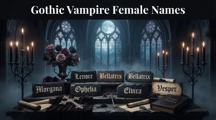 Gothic Vampire Female Names