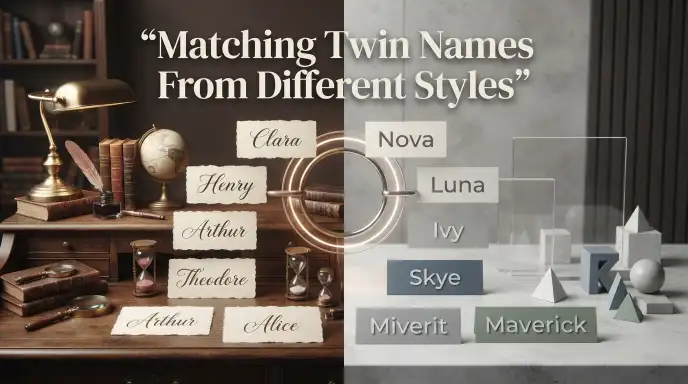 Matching Twin Names From Different Styles