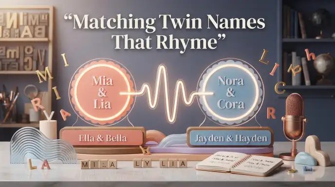 Matching Twin Names That Rhyme