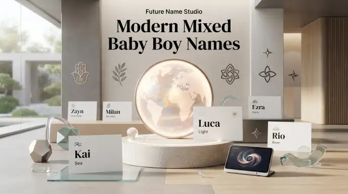 Modern Mixed Baby Boy Names