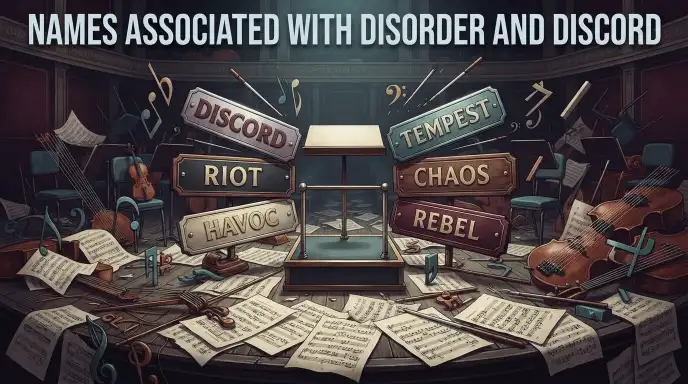 Names Associated With Disorder and Discord