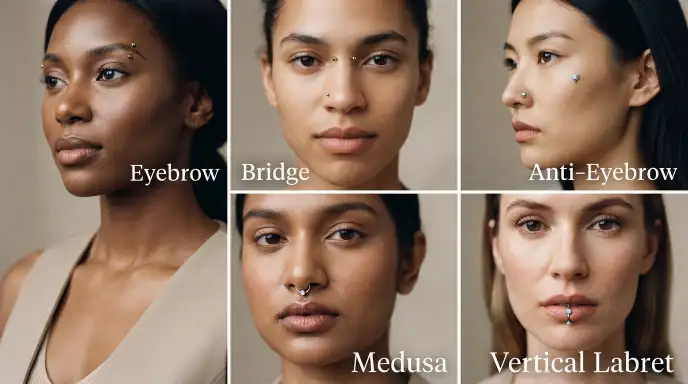 Other Face Piercing Names