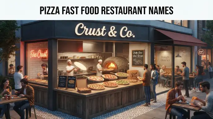 Pizza Fast Food Restaurant Names