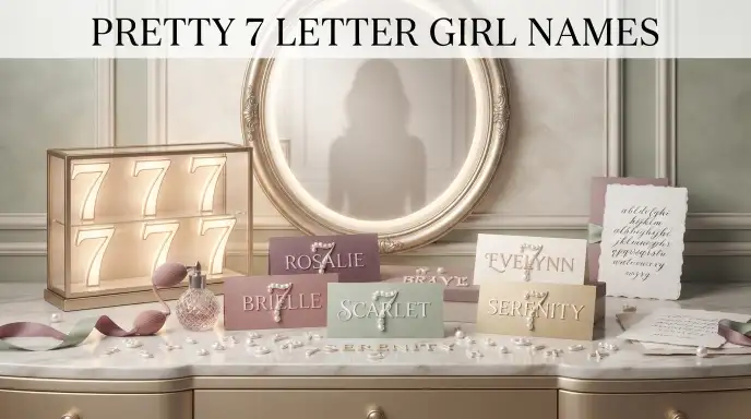 Pretty 7 Letter Girl Names