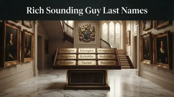Rich Sounding Guy Last Names