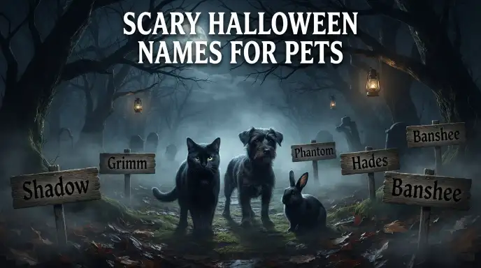 Scary Halloween Names for Pets