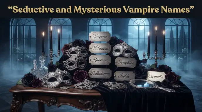 Seductive and Mysterious Vampire Names