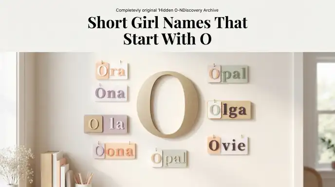 Short Girl Names That Start With O