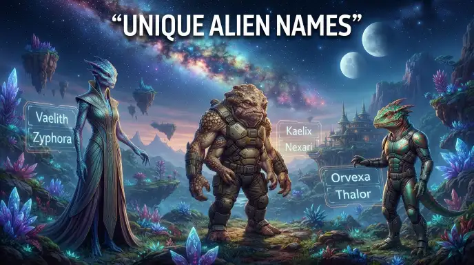 Unique Alien Names