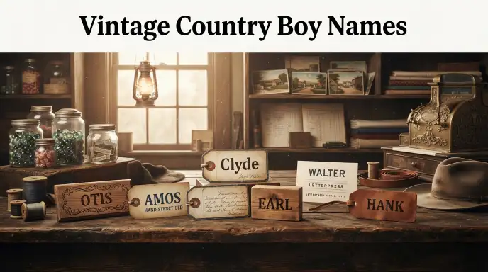 Vintage Country Boy Names