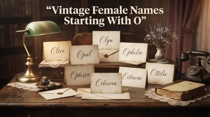Vintage Female Names Starting With O