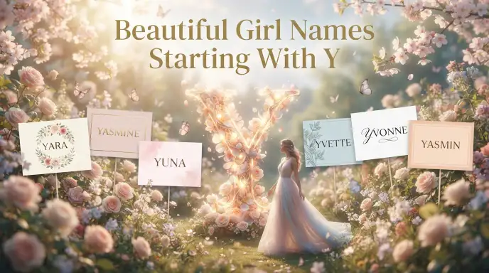 Beautiful Girl Names Starting With Y