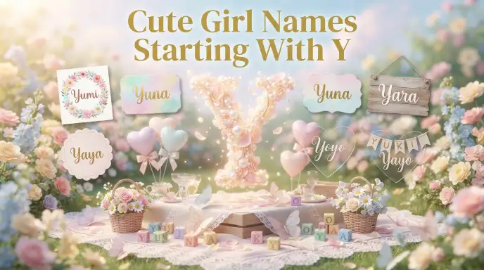 Cute Girl Names Starting With Y