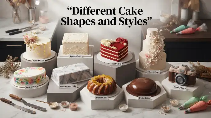 Different Cake Shapes and Styles