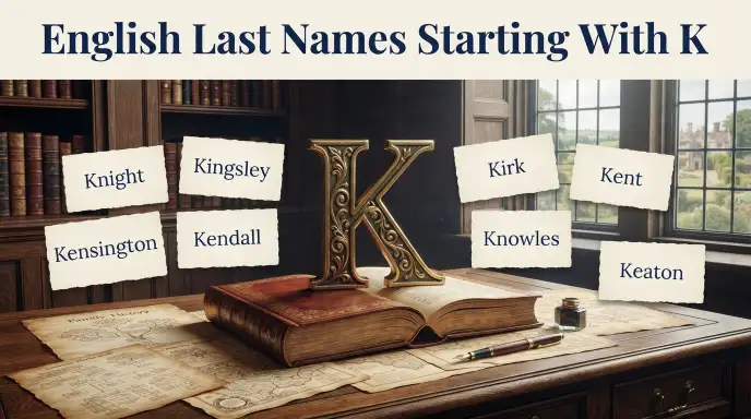 English Last Names Starting With K