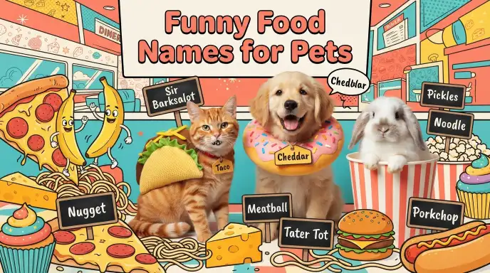 Funny Food Names for Pets