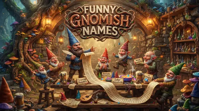 Funny Gnomish Names