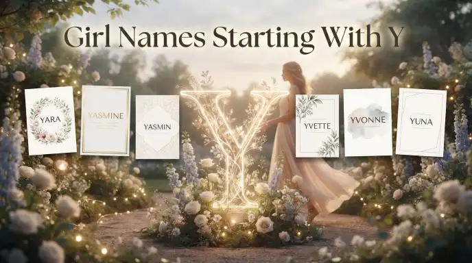 Girl Names Starting With Y