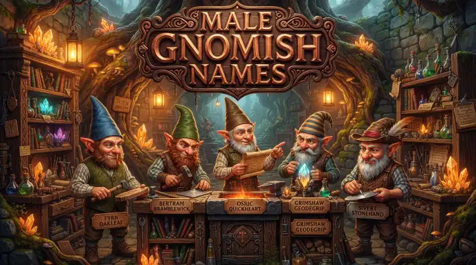 Male Gnomish Names