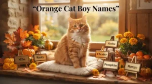Orange Cat Boy Names