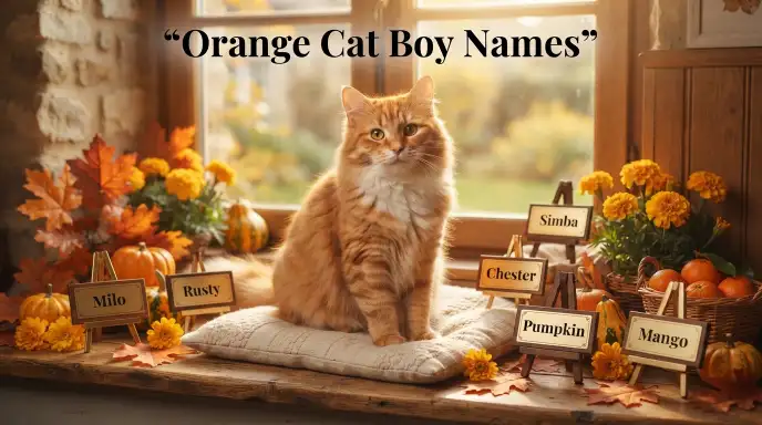 Orange Cat Boy Names