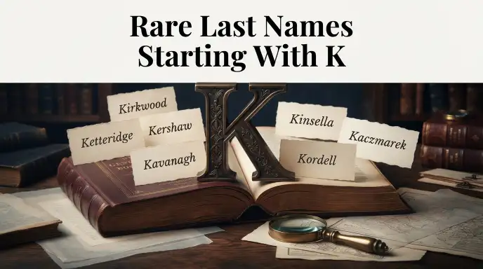 Rare Last Names Starting With K
