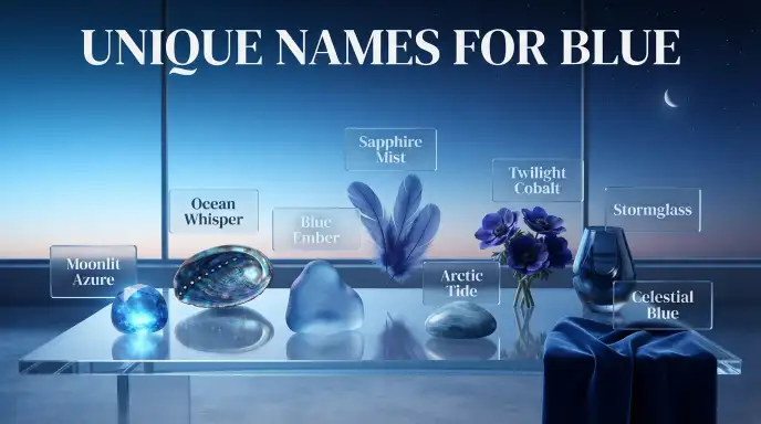 Unique Names for Blue
